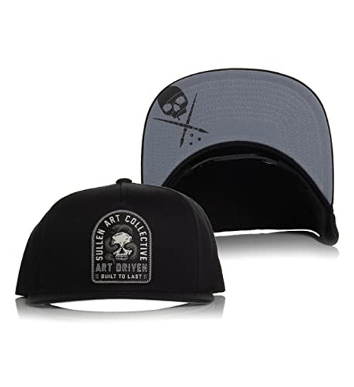 Sullen Slither Snapback Tattoo Lifestyle Hat (Black)