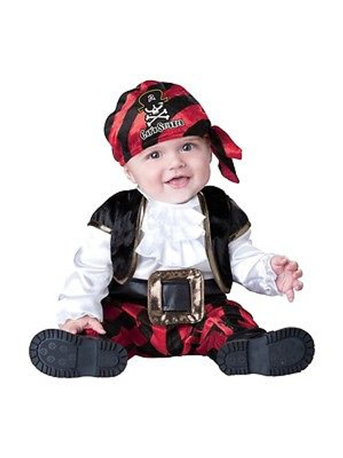INCHARACTER CAP'N STINKER PIRATE INFANT COSTUME HALLOWEEN CUTE BABY SIZE S-L INCHARACTER CAP'N STINKER PIRATE INFANT COSTUME HALLOWEEN CUTE BABY SIZE S-L