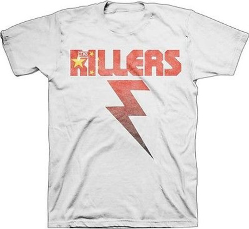 THE KILLERS CHINA BOLT FLAG INDIE ALTERNATIVE DANCE ROCK MUSIC T TEE SHIRT S-2XL THE KILLERS CHINA BOLT FLAG INDIE ALTERNATIVE DANCE ROCK MUSIC T TEE SHIRT S-2XL