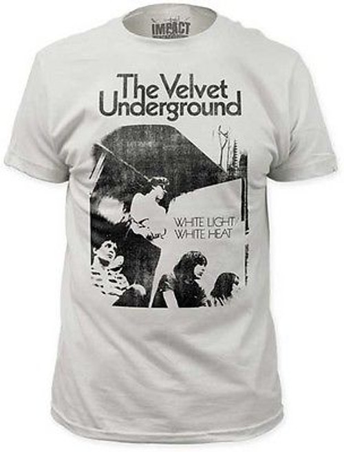 VELVET UNDERGROUND WHITE LIGHT HEAT ROCK BAND MUSIC VINTAGE T TEE SHIRT S-2XL VELVET UNDERGROUND WHITE LIGHT HEAT ROCK BAND MUSIC VINTAGE T TEE SHIRT S-2XL