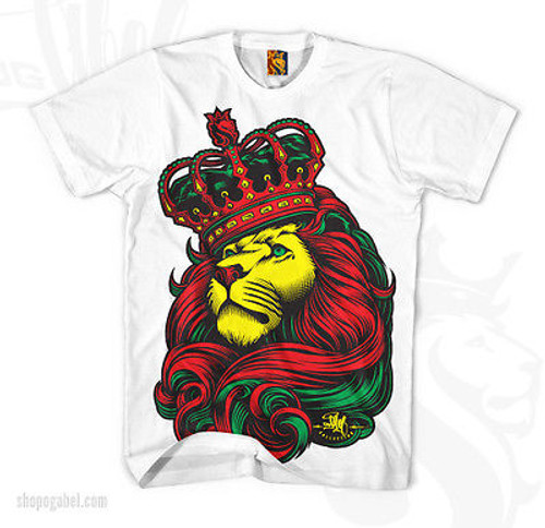OG Abel Crown Shield Rasta Lion Tattoo Urban Tank Adult Mens T Tee Shirt  TNK104 - Fearless Apparel