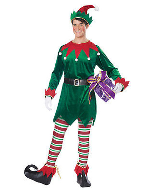 CALIFORNIA COSTUMES CHRISTMAS ELF HOLIDAY XMAS WINTER JINGLE BELLS MENS COSTUME CALIFORNIA COSTUMES CHRISTMAS ELF HOLIDAY XMAS WINTER JINGLE BELLS MENS COSTUME