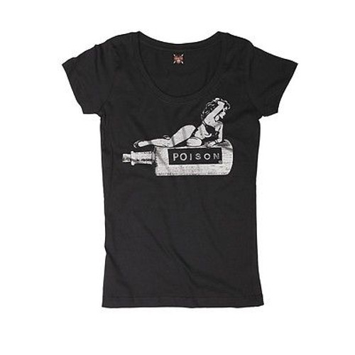 WOMENS LUCKY 13 POISON DRUG PUNK SCOOP NECK PUNK TATTOO T SHIRT S M L XL XXL WOMENS LUCKY 13 POISON DRUG PUNK SCOOP NECK PUNK TATTOO T SHIRT S M L XL XXL