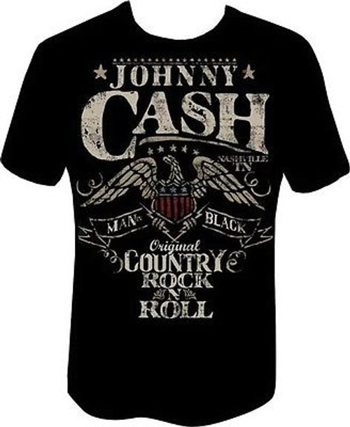 AUTHENTIC JOHNNY CASH ROCK N ROLL ADULT MENS S M L XL 2XL AUTHENTIC JOHNNY CASH ROCK N ROLL ADULT MENS S M L XL 2XL