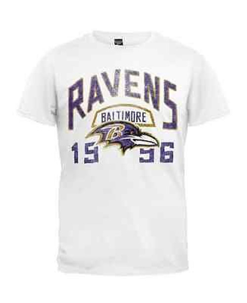 AUTHENTIC JUNK FOOD BALTIMORE RAVENS FOOTBALL MEN KICK OFF CREW T SHIRT S-2XL AUTHENTIC JUNK FOOD BALTIMORE RAVENS FOOTBALL MEN KICK OFF CREW T SHIRT S-2XL