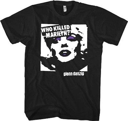 AUTHENTIC GLENN DANZIG MARILYN MONROE HEAVY METAL BAND T SHIRT S-2XL AUTHENTIC GLENN DANZIG MARILYN MONROE HEAVY METAL BAND T SHIRT S-2XL