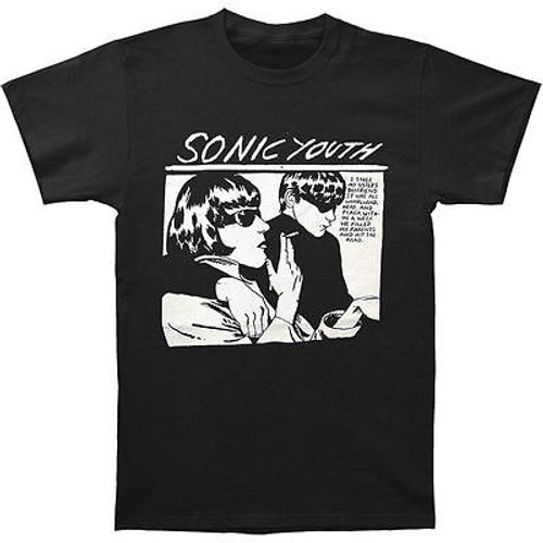 SONIC YOUTH BLACK GOO CLASSIC ROCK ROLL VOCALS BAND BASS GUITAR T SHIRT S-2XL