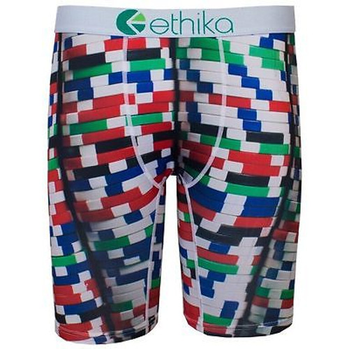 ETHIKA THE STAPLE FIT ALL IN POKER MEN UNDERWEAR NO RISE BOXER SHORTS BRIEFS