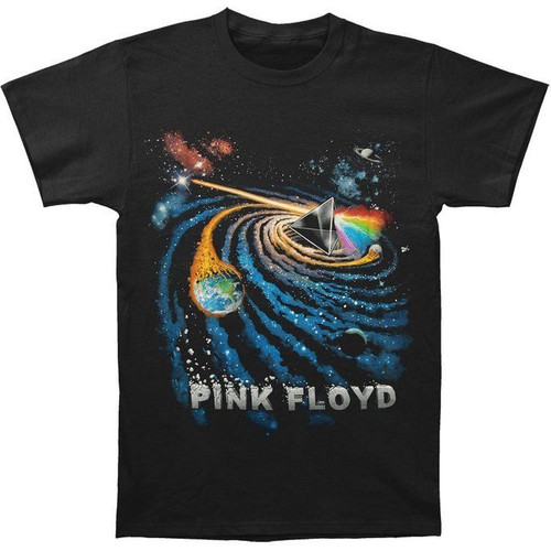 Pink Floyd Dark Side Invasion Galactic Space Rock Music Band Tie