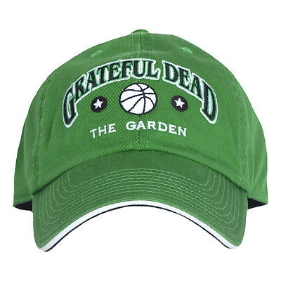 GRATEFUL DEAD BOSTON THE GARDEN KELLY GREEN MUSIC ROCK OSFM ADJUSTABLE HAT CAP