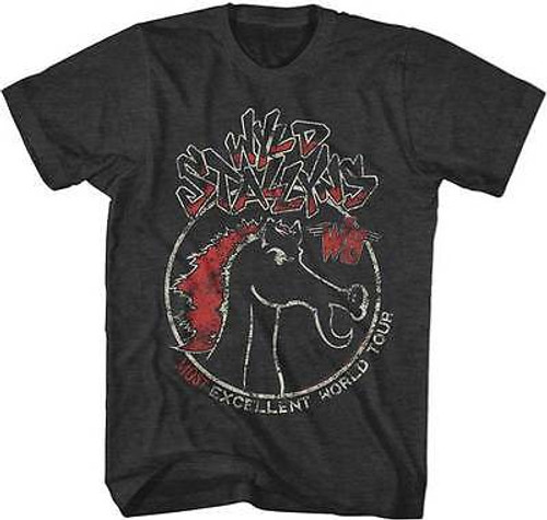 BILL AND TEDS EXCELLENT ADVENTURE WYLD STALLYNS TOUR CLASSIC MOVIE T TEE SHIRT BILL AND TEDS EXCELLENT ADVENTURE WYLD STALLYNS TOUR CLASSIC MOVIE T TEE SHIRT
