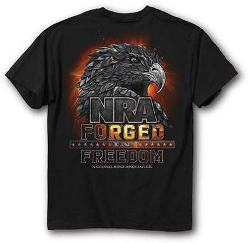 NRA FORGED IN FREEDOM RIFLE ASSOCIATION MILITARY USA FLAG AMERICAN T TEE SHIRT NRA FORGED IN FREEDOM RIFLE ASSOCIATION MILITARY USA FLAG AMERICAN T TEE SHIRT