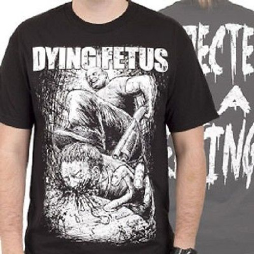 DYING FETUS CURB STOMP GOTH PUNK ROCK SCREAMO HEAVY DEATH METAL MUSIC MENS SHIRT DYING FETUS CURB STOMP GOTH PUNK ROCK SCREAMO HEAVY DEATH METAL MUSIC MENS SHIRT