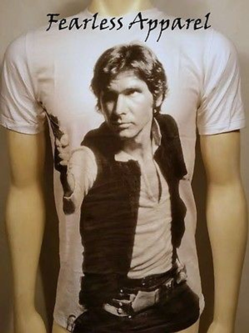 STAR WARS HAN SOLO HAN'S A BLAST HARRISON FORD SMUGGLER COSTUME T SHIRT S-2XL STAR WARS HAN SOLO HAN'S A BLAST HARRISON FORD SMUGGLER COSTUME T SHIRT S-2XL
