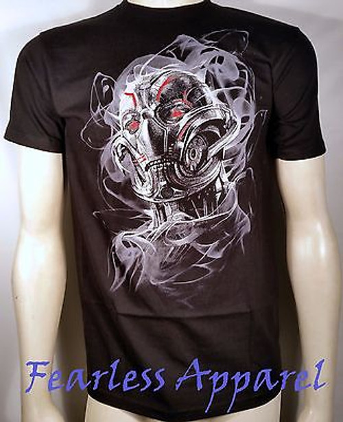 AVENGERS AGE OF ULTRON SMOKE TREATMENT GHOST ASHES MARVEL COMICS T SHIRT S-3XL AVENGERS AGE OF ULTRON SMOKE TREATMENT GHOST ASHES MARVEL COMICS T SHIRT S-3XL