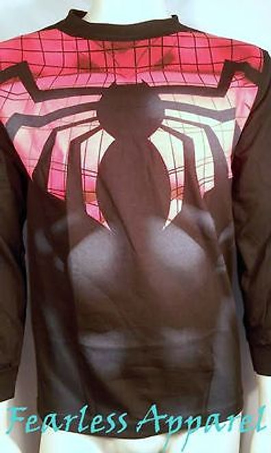 SUPERIOR SPIDERMAN MARVEL COMICS PETER PARKER MENS COSTUME L/S SHIRT T S-2XL SUPERIOR SPIDERMAN MARVEL COMICS PETER PARKER MENS COSTUME L/S SHIRT T S-2XL