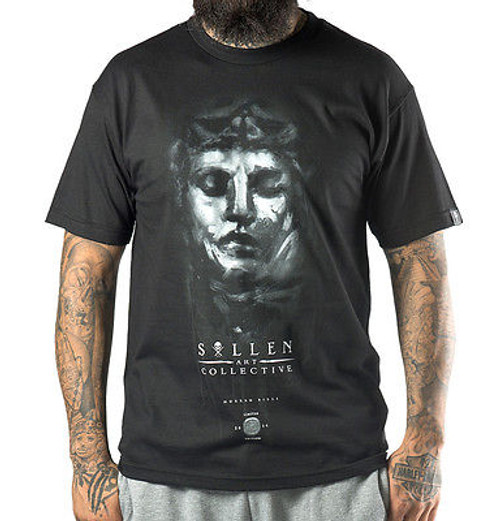 SULLEN CLOTHING FLORANCE MAN ITALY DEATH PUNK GOTH TATTOO BLACK T SHIRT M-5XL