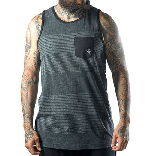 SULLEN CLOTHING CAPTURED ARTIST PUNK ARTWORK TATTOO ROCK GOTH BLACK TANK TOP