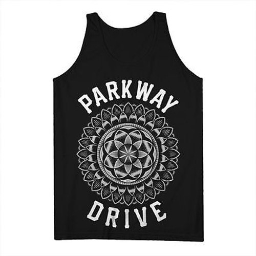 PARKWAY DRIVE MANDALA HEAVY METAL ROCK MUSIC PUNK GOTH TEE SHIRT TANK TOP S-XL PARKWAY DRIVE MANDALA HEAVY METAL ROCK MUSIC PUNK GOTH TEE SHIRT TANK TOP S-XL