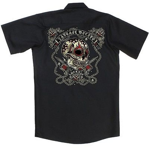 【Lucky様】no.13 The LADY LUCK Men's Short Sleeve Tee Shirt By Lucky 13 Black