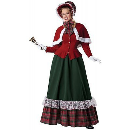 Incharacter Charles Dickens Yuletide Lady Christmas Xmas Santa Claus Costume Incharacter Charles Dickens Yuletide Lady Christmas Xmas Santa Claus Costume