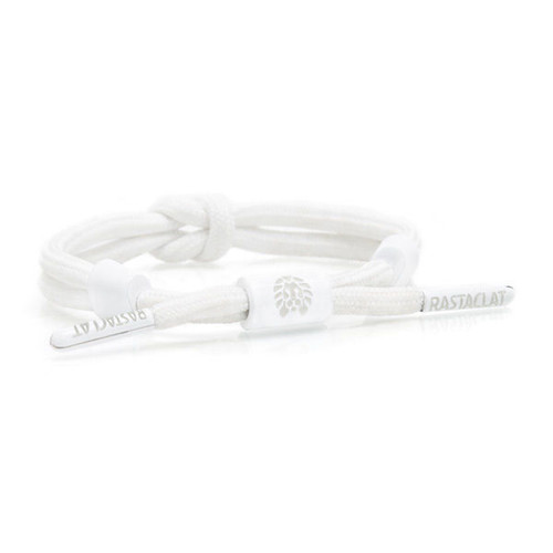 Rastaclat Chalk White Knotaclat Shoelace Wristband Bracelet Jewelry RC025CHK