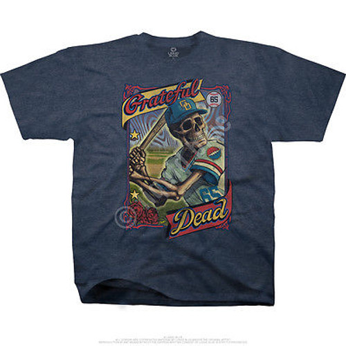 GRATEFUL DEAD ON DECK BASEBALL SKELETON SKULL BAND ROCK MUSIC MENS T SHIRT S-2XL GRATEFUL DEAD ON DECK BASEBALL SKELETON SKULL BAND ROCK MUSIC MENS T SHIRT S-2XL