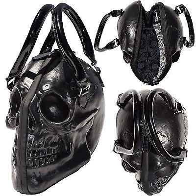 Kreepsville 666 Skull Black Purse Death Skull Skeleton Coffin