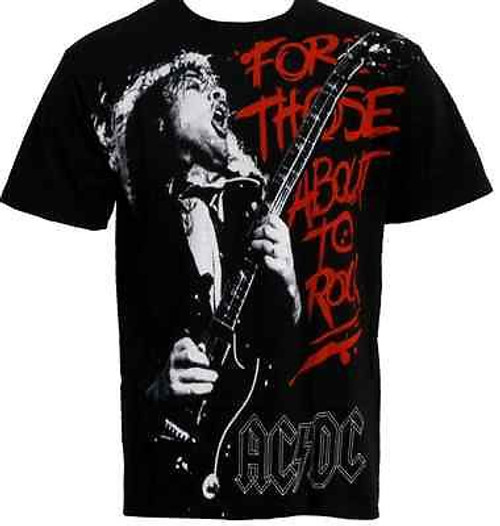 AC/DC FOR THOSE ABOUT TO ROCK WE SALUTE YOU MUSIC T TEE SHIRT S M L XL 2XL AC/DC FOR THOSE ABOUT TO ROCK WE SALUTE YOU MUSIC T TEE SHIRT S M L XL 2XL