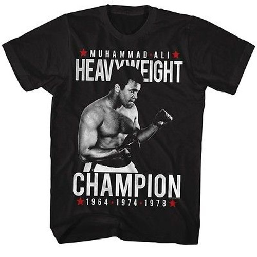 Muhammad Ali Heavyweight Champion 1964 1974 1978 Ko Fighting Boxing T Tee Shirt Muhammad Ali Heavyweight Champion 1964 1974 1978 Ko Fighting Boxing T Tee Shirt