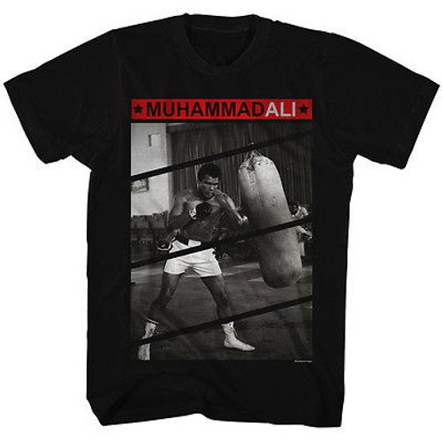 Muhammad Ali Punching Bag The Greatest Red Line Fighting Boxing T Tee Shirt Muhammad Ali Punching Bag The Greatest Red Line Fighting Boxing T Tee Shirt