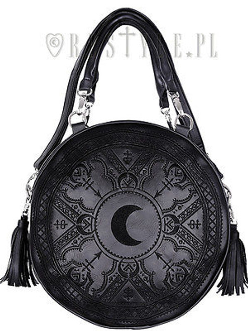 Restyle Magic Spells Black Book Raven Moon Emo Punk Gothic Handbag Purse Bag