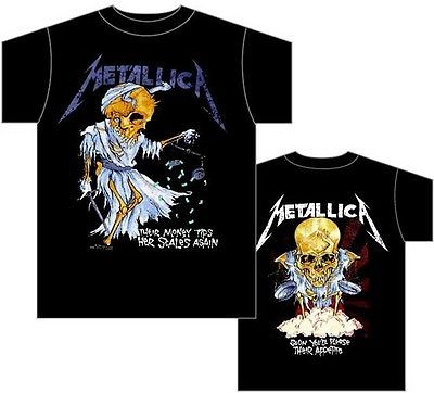 METALLICA DORRIS MONEY TIPS MUSIC CLASSIC HARD ROCK BAND SHIRT S M L XL 2XL
