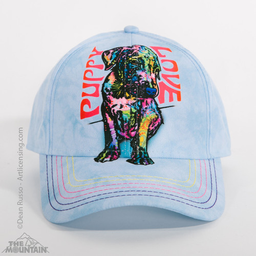 The Mountain Dean Russo Puppy Love Dog Pet Animal Velcro Strapback Hat 944281