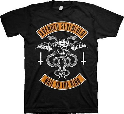 AVENGED SEVENFOLD A7X STELLAR SKULL INSCRIBED CROSS ROCK