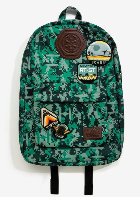 Loungefly Star Wars Rogue One Camo Imperial Patch The Force Backpack ROBK0005