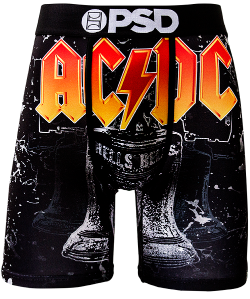 PSD Underwear AC/DC Hells Bells Rock Music Metal Band Mens Boxer Briefs 71521010