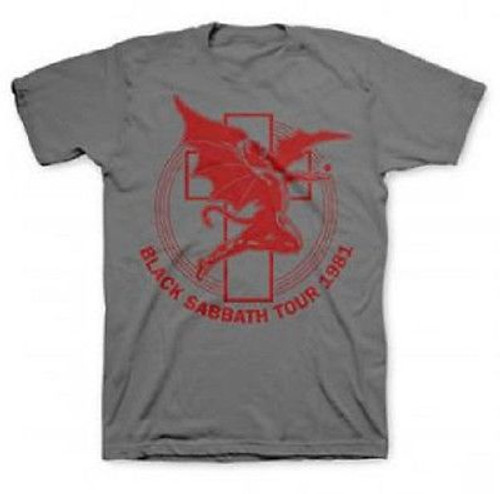 BLACK SABBATH TOUR ART MUSIC ROCK HEAVY METAL LOGO BAND CHARCOAL T SHIRT S-2XL BLACK SABBATH TOUR ART MUSIC ROCK HEAVY METAL LOGO BAND CHARCOAL T SHIRT S-2XL