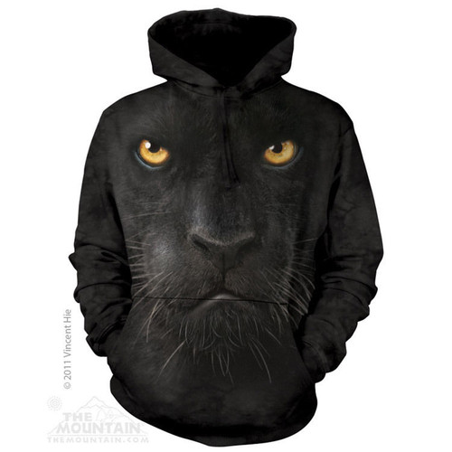 The Mountain Black Panther Face Animal Adult Unisex Hoodie Sweatshirt 723246 The Mountain Black Panther Face Animal Adult Unisex Hoodie Sweatshirt 723246