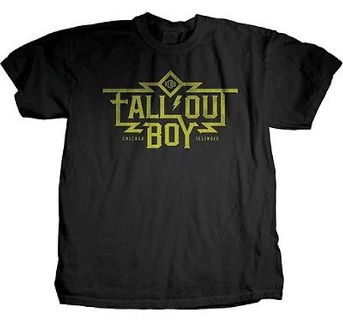 AUTHENTIC FALL OUT BOY MACHINE LOGO POP PUNK ROCK MUSIC T TEE SHIRT S M L XL AUTHENTIC FALL OUT BOY MACHINE LOGO POP PUNK ROCK MUSIC T TEE SHIRT S M L XL