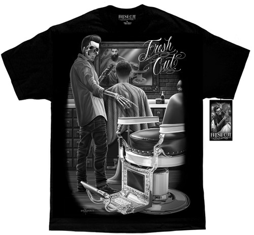 DGA David Gonzales Art Fresh Cut Appointment Barber Haircut Greaser Mens Shirt DGA David Gonzales Art Fresh Cut Appointment Barber Haircut Greaser Mens Shirt