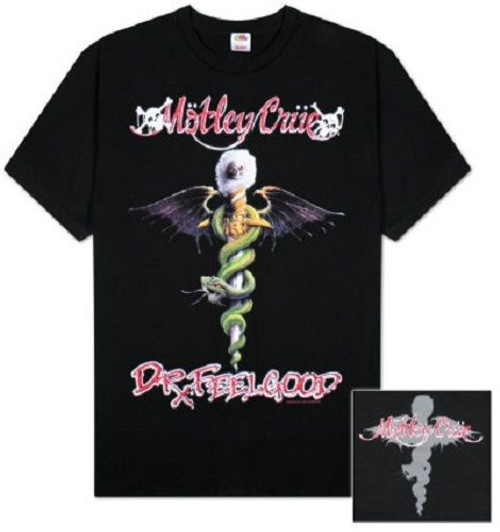 Motley Crue Dr Feelgood Doctor Medical Heavy Metal Music Adult Mens T Tee Shirt Motley Crue Dr Feelgood Doctor Medical Heavy Metal Music Adult Mens T Tee Shirt