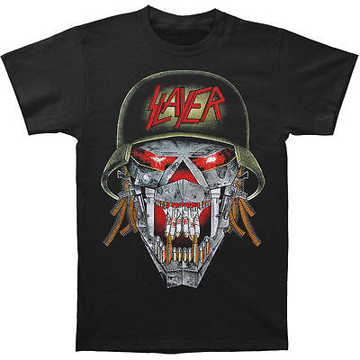 Slayer War Ensemble Skull Army Punk Goth Heavy Metal Music Band T