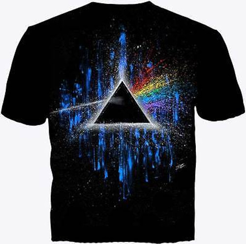 Pink Floyd Dark Side Of The Moon Band Rock Music Art Rainbow Mens T Tee Shirt Pink Floyd Dark Side Of The Moon Band Rock Music Art Rainbow Mens T Tee Shirt