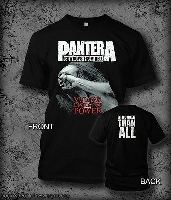 AUTHENTIC PANTERA VULGAR DISPLAY OF POWER MUSIC METAL ROCK BAND SHIRT S - 2XL