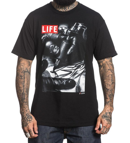 Sullen Clothing Life Tattoo Machine Punk Ink Adult Mens T Tee Shirt SCM1099 Sullen Clothing Life Tattoo Machine Punk Ink Adult Mens T Tee Shirt SCM1099