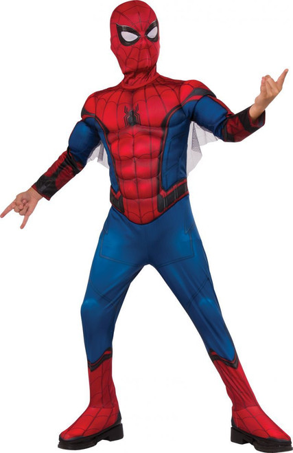 Rubies Marvel Comics Deluxe Spiderman Boys Children Halloween Costume 630731 Rubies Marvel Comics Deluxe Spiderman Boys Children Halloween Costume 630731