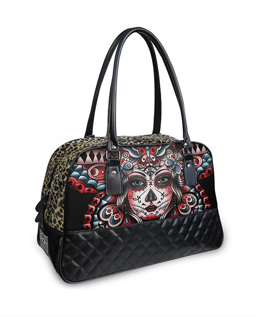 liquor brand duffle bag