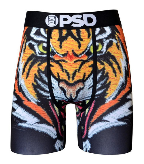 PSD Underwear Souvenir Tiger Face Animal Roar Big Face Men Boxer Briefs 21710005