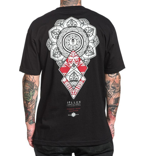 Sullen Clothing Maika Mandala Artwork Skull Tattoo Punk Goth Mens Shirt SCM1134 Sullen Clothing Maika Mandala Artwork Skull Tattoo Punk Goth Mens Shirt SCM1134